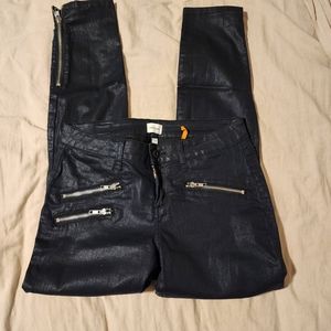 Sneak Peek Black Zipper Pants